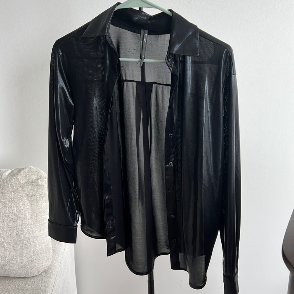 Sheer button up!